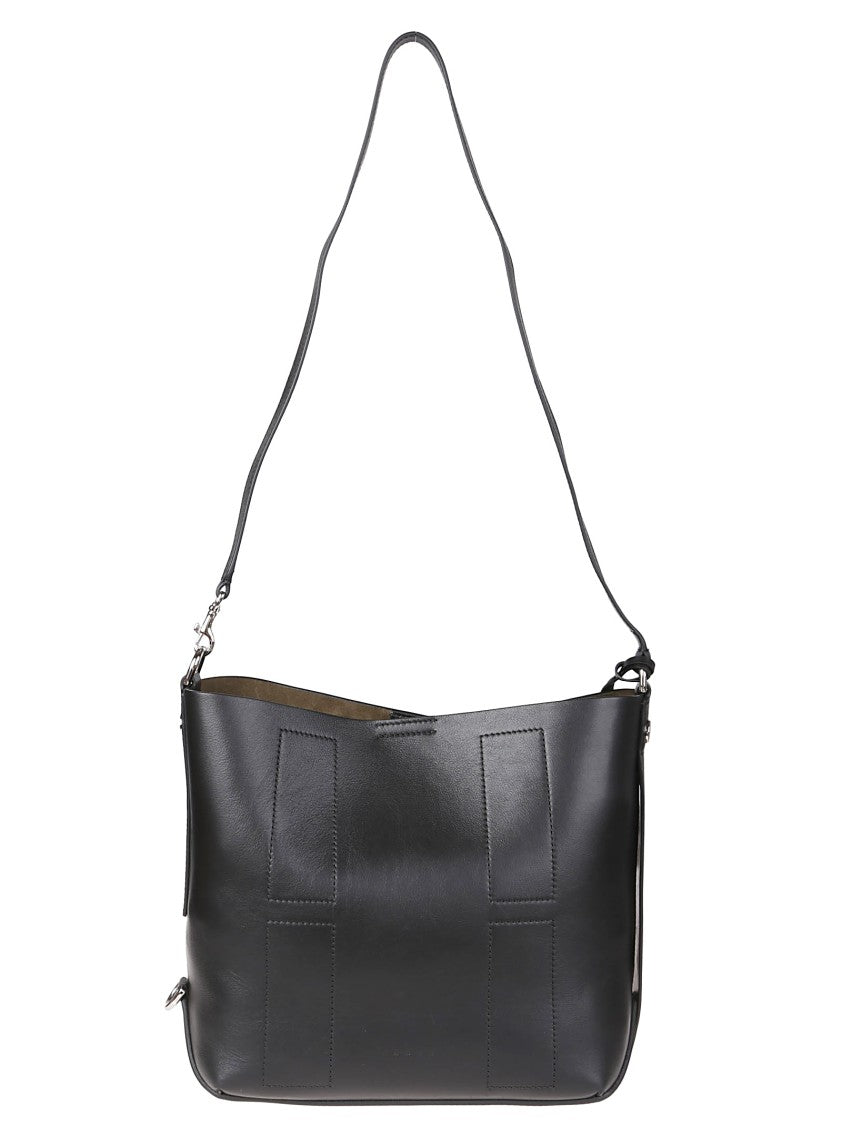 Hogan Small H01r Smooth Leather Hobo Bag
