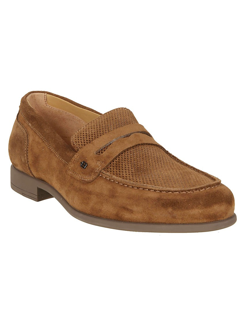 Baldinini Brown Suede Loafers