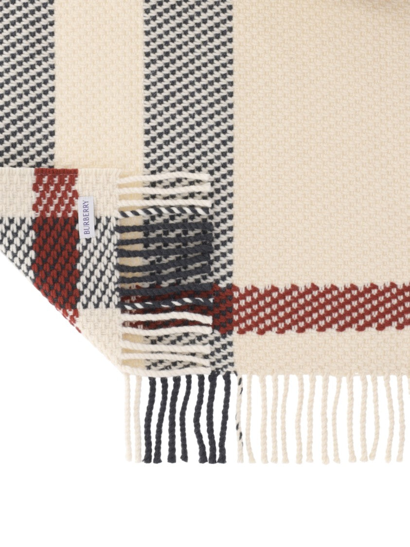 Burberry Check Scarf – Beige
