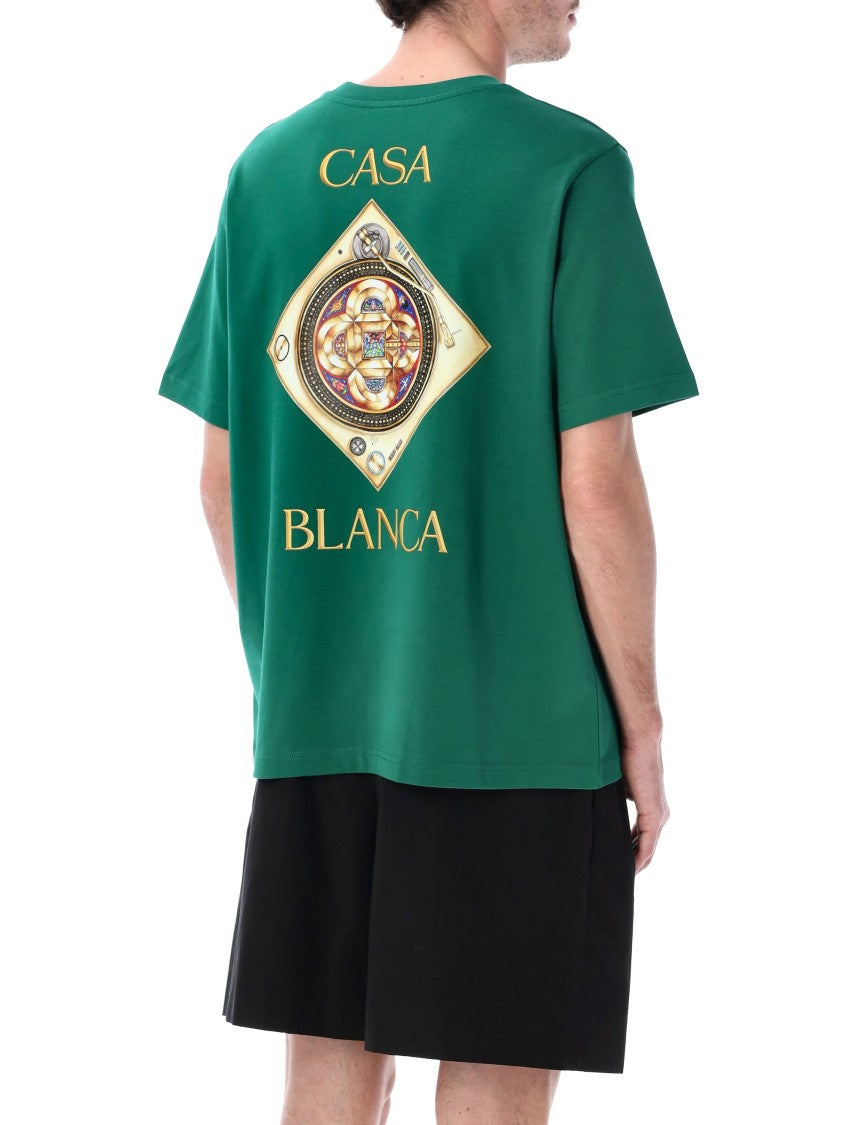 Casablanca Plafond Orné De Musique Green T-Shirt