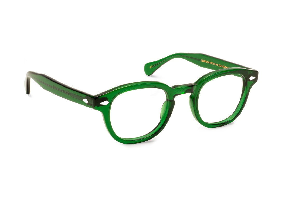 Moscot Green Or-Lem-O Translucent Acetate Eyeglasses