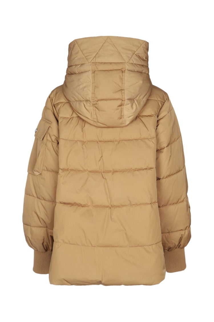 Pinko Quilted Padded Jacket With High Collar