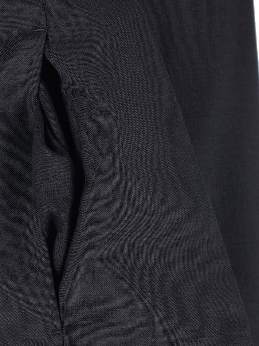 Maison Margiela Black V-Neck Tailored Virgin Wool Blazer