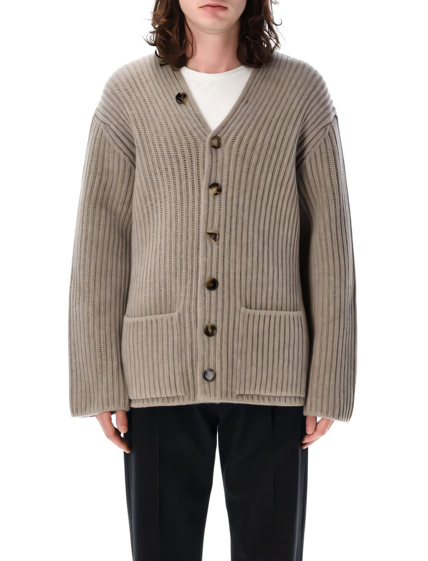 Bottega Veneta Wool And Cashmere Cardigan With V-Neckline