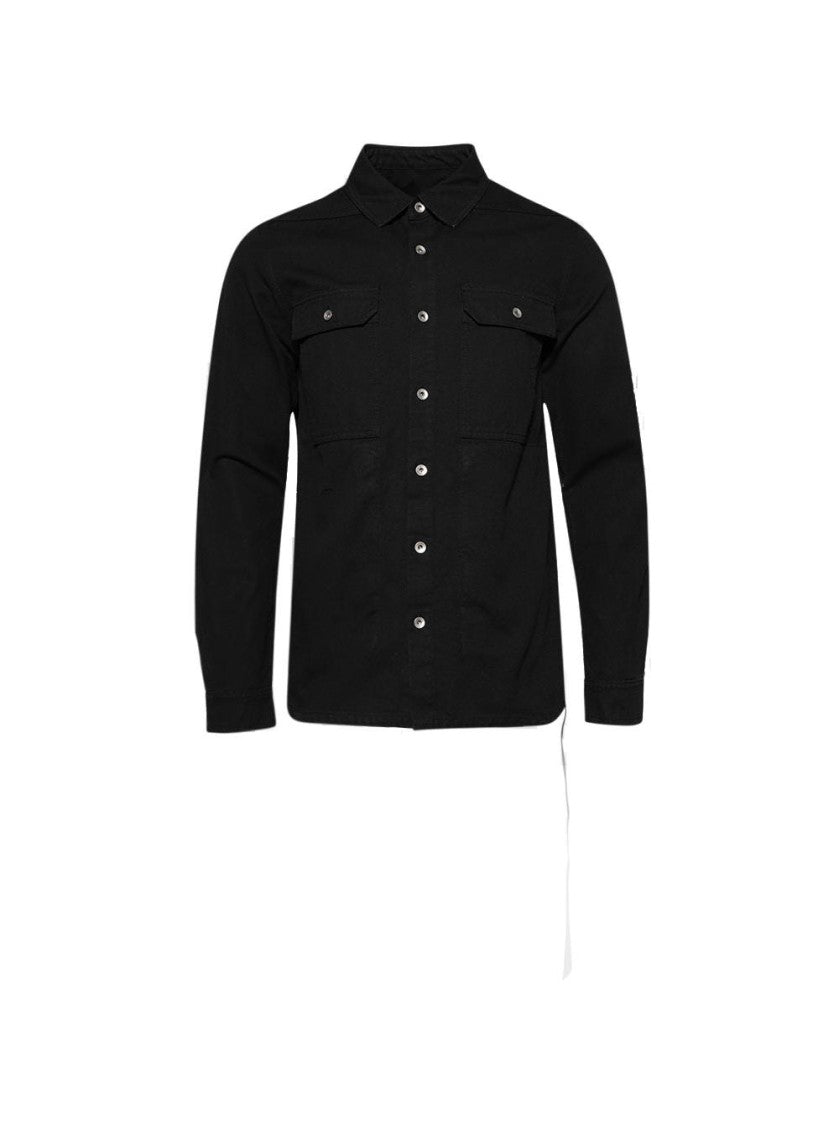 Drkshdw By Rick Owens Outershirt Jacket Black
