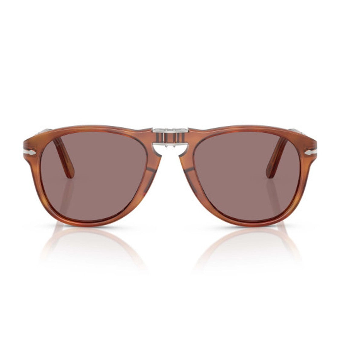 Persol Havana Po0714sm Steve Mcqueen Acetate Pilot Sunglasses