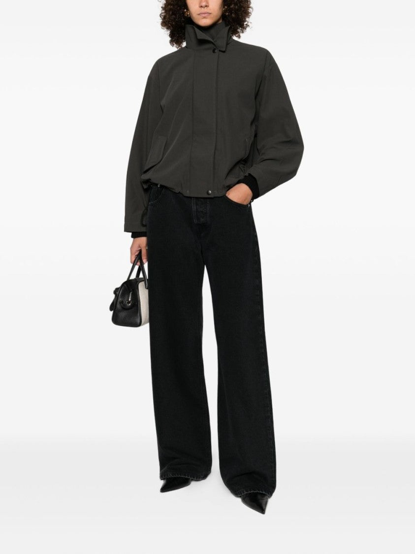 Jacquemus Wide-Leg High-Waist Denim Jeans With Tonal Stitching