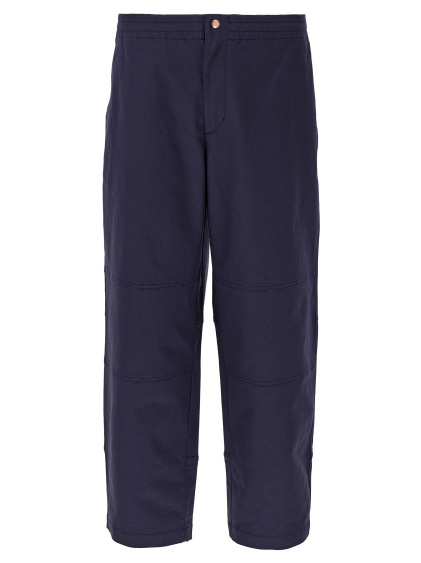 Moncler Genius Wide-Leg Cotton Blend Pants