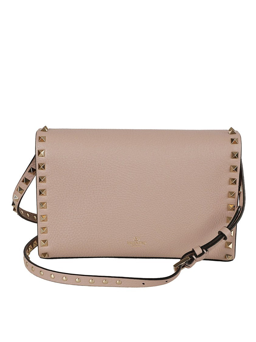 Valentino Garavani Structured Textured Shoulder Bag