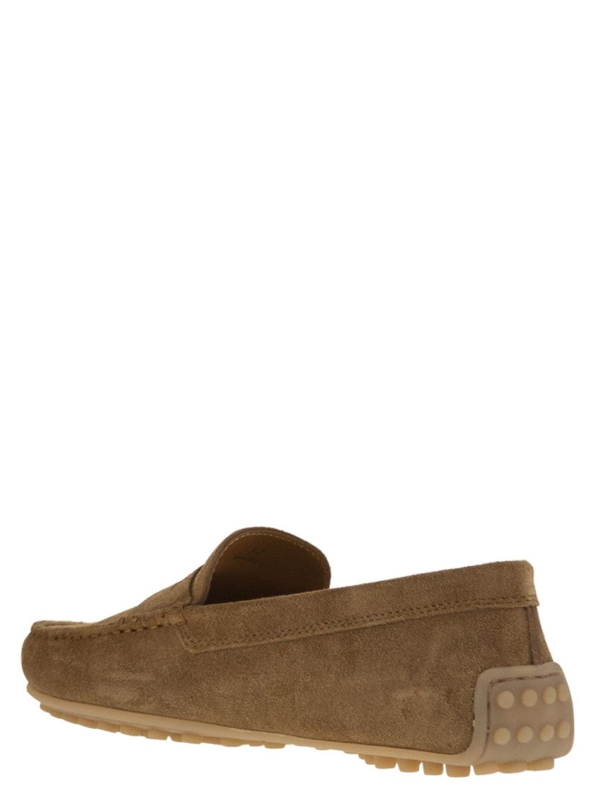 Tod's City Gommino Suede Loafer