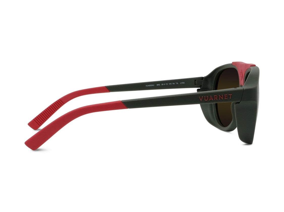 Vuarnet Matte Black Vu40054u Aviator Sunglasses