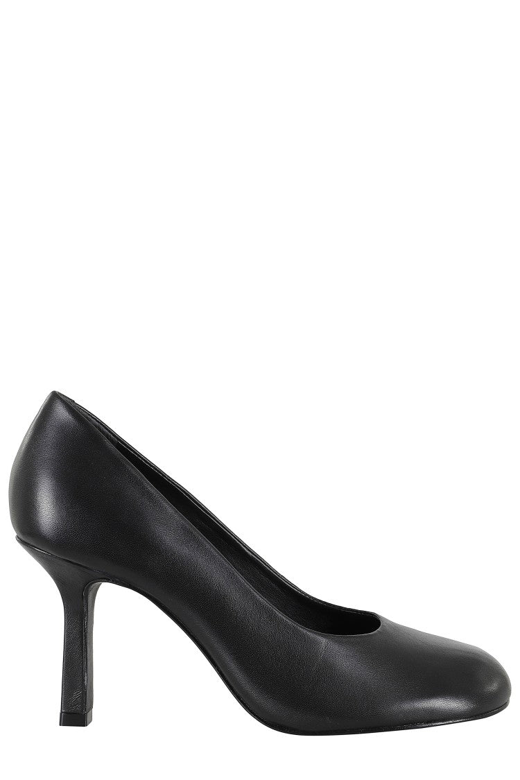 Schutz Rounded Toe Black Brigitte Pumps