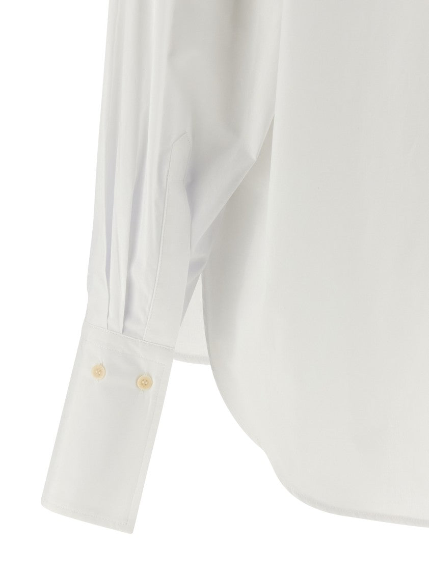 Nude Lavallière Collar Shirt