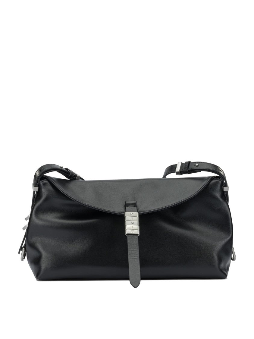 Pinko Smooth Leather Shoulder Bag