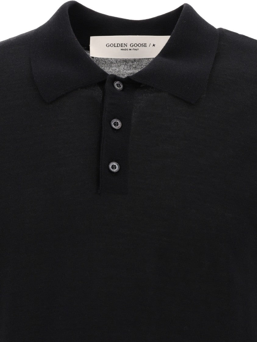 Golden Goose Merino Wool Polo Shirt