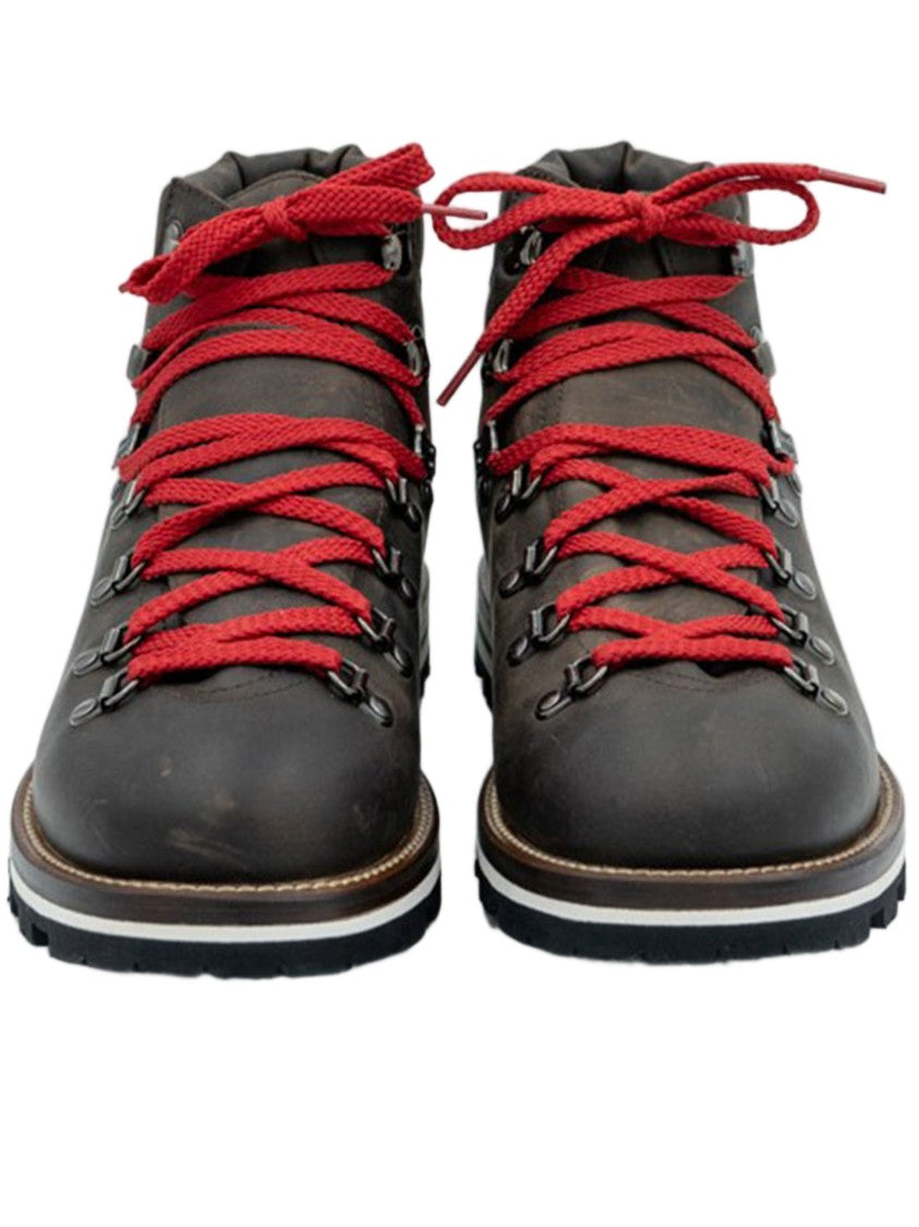 Monpiz Dark Brown Cortina Leather Ski Snow Boots