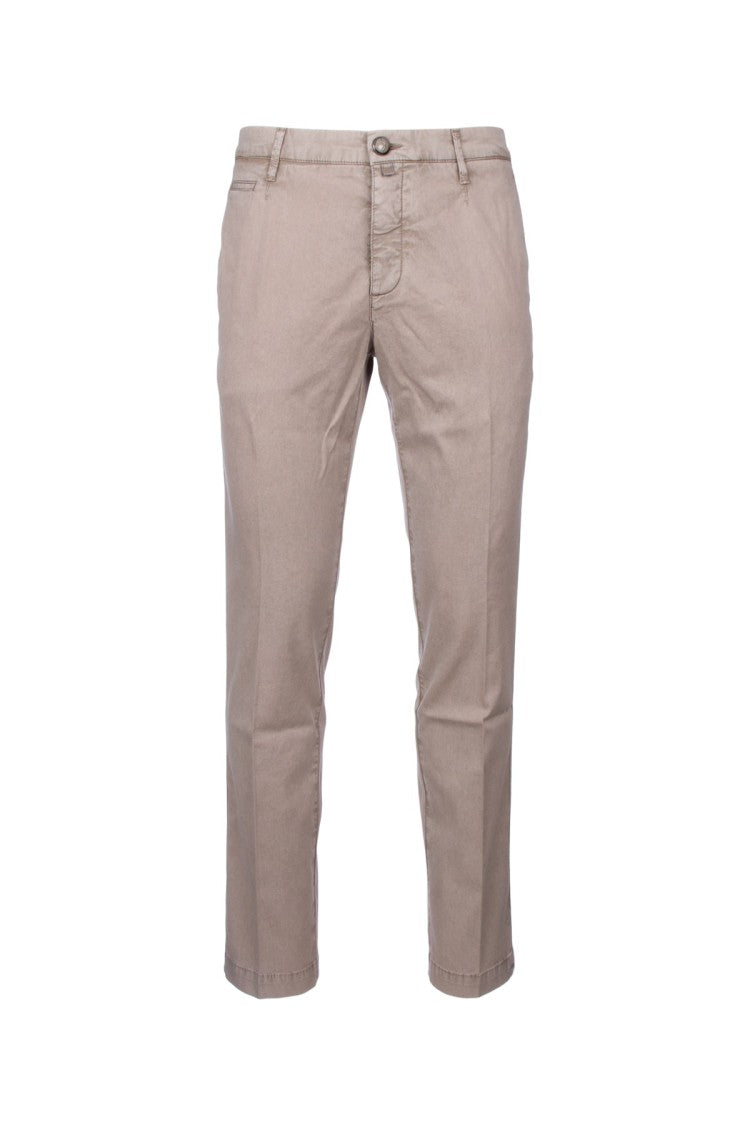 Jacob Cohen Tailored Fit Neutral Tone Jeans