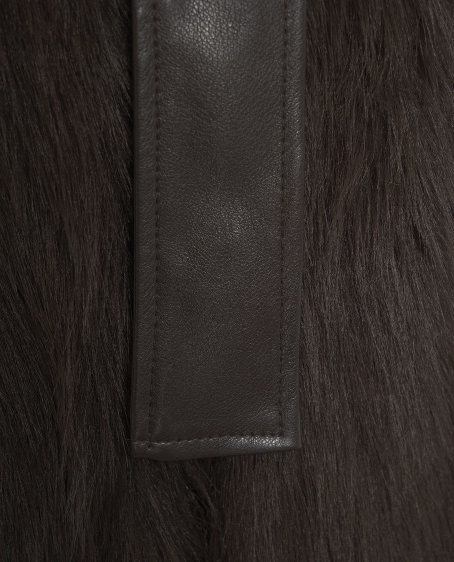 Kaos Sleeveless Faux Fur Gilet