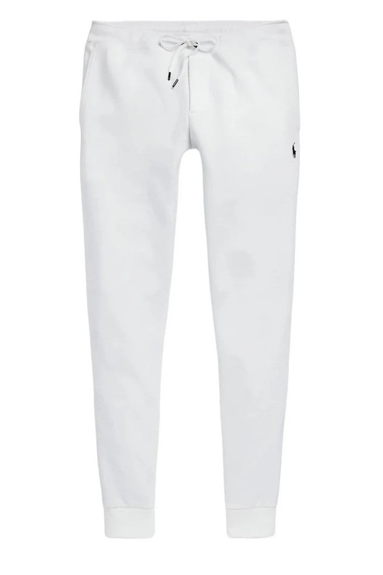 Polo Ralph Lauren Tapered White Trousers With Elastic Waistband