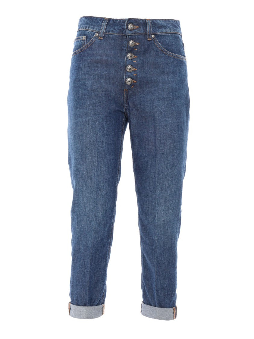 Dondup High-Waisted Jeans With Tapered Leg