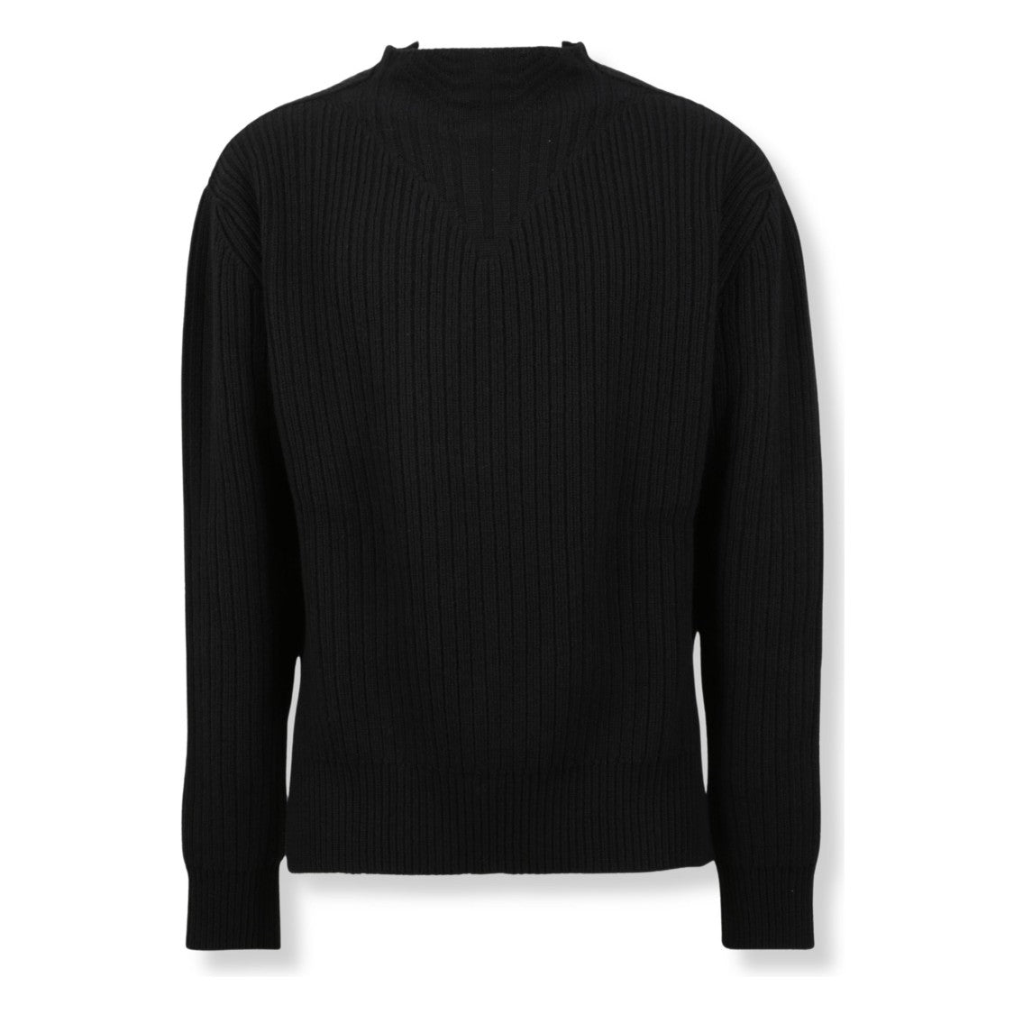Rick Owens Textured Knit Fisherman Round Neck Rick Owens Sweater