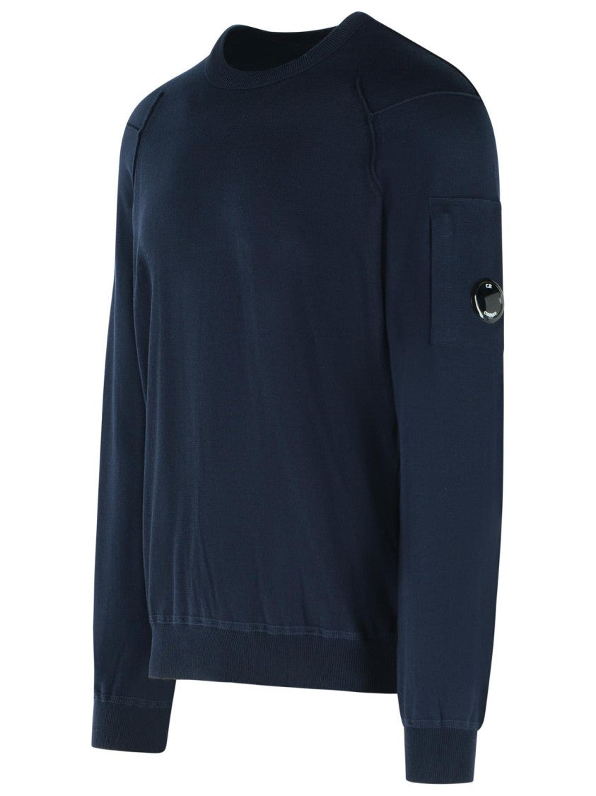 C.P. Company Blue Cotton Sweater