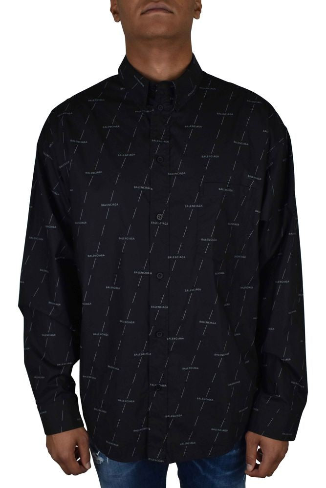 Balenciaga Black Cotton Shirt