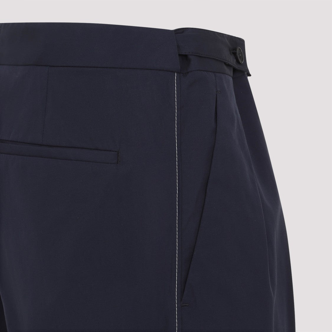 Prada Blue Cotton Popeline Pants