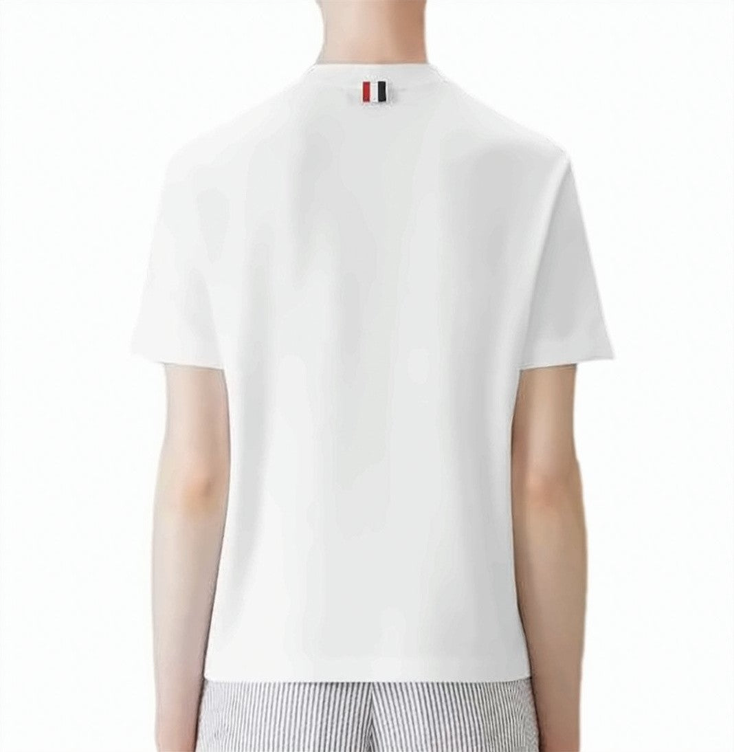 Thom Browne Thom Browne Classic Piqué Short-Sleeve T-Shirt