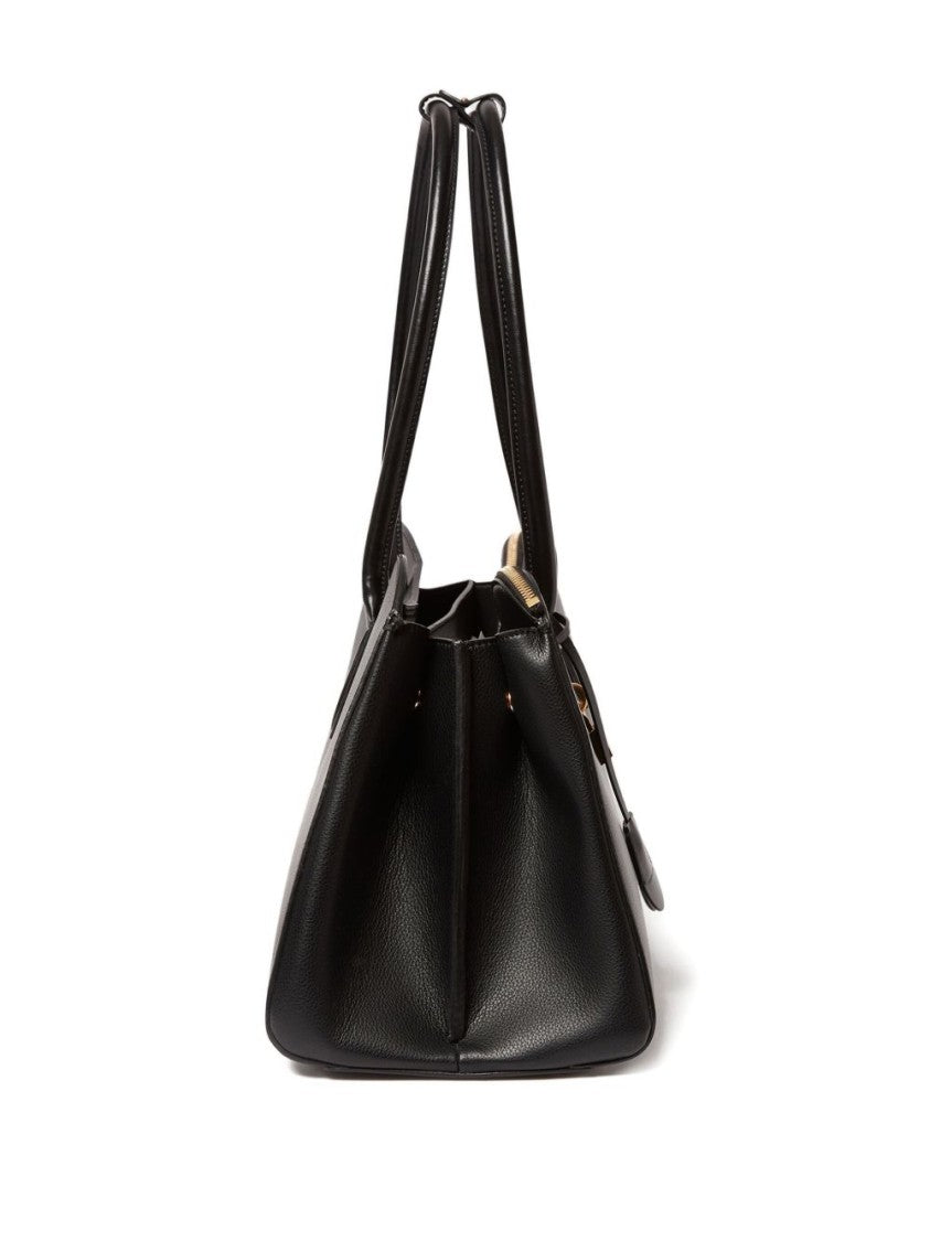 Stella Mccartney Structured Black Nylon Shoulder Bag