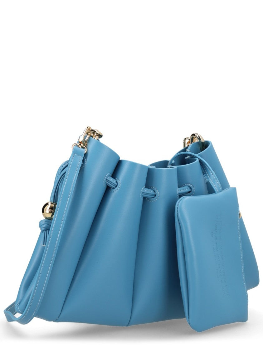 Themoirè Calipso Medium Pleated Shoulder Bag