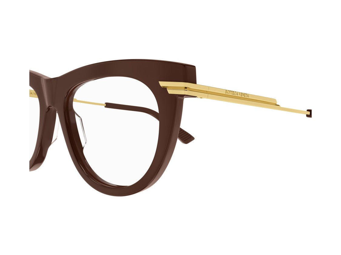 Bottega Veneta Gold Bv1297o Metal Cat-Eye Sunglasses