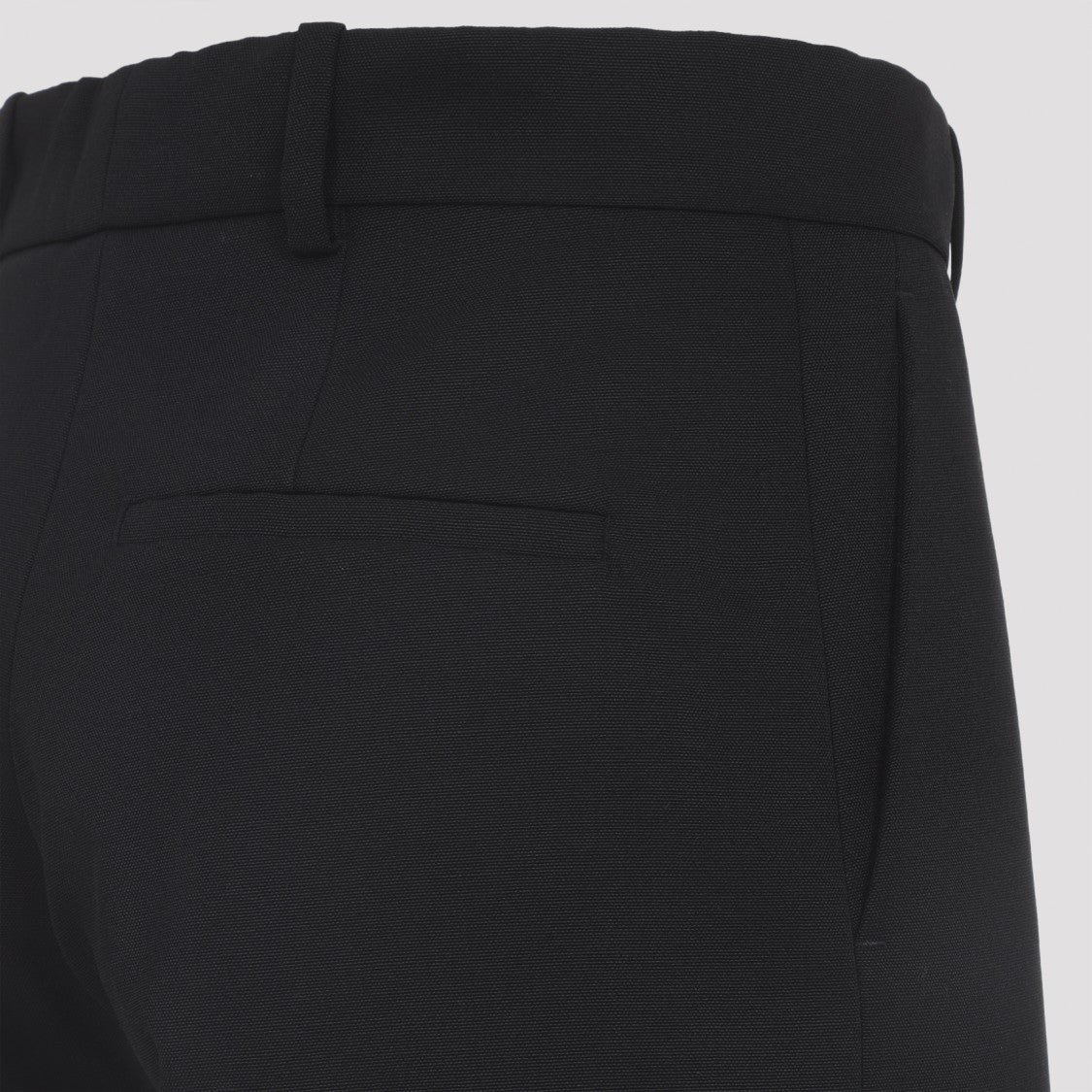 Jacquemus Straight-Leg Black Wool Trousers
