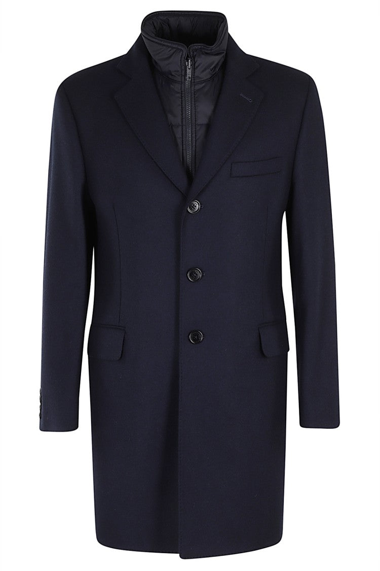 Fay Double-Breasted Wool And Cashmere Coat