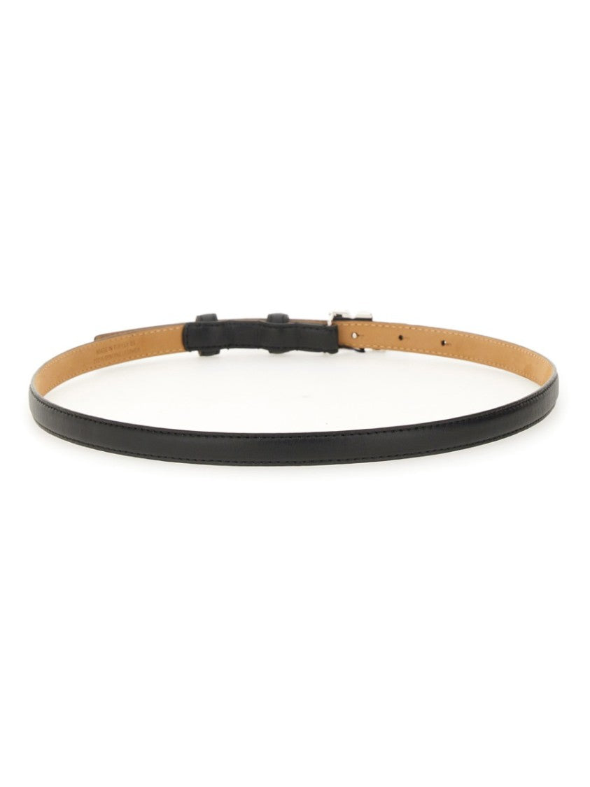 Courrèges Leather "Ac" Belt
