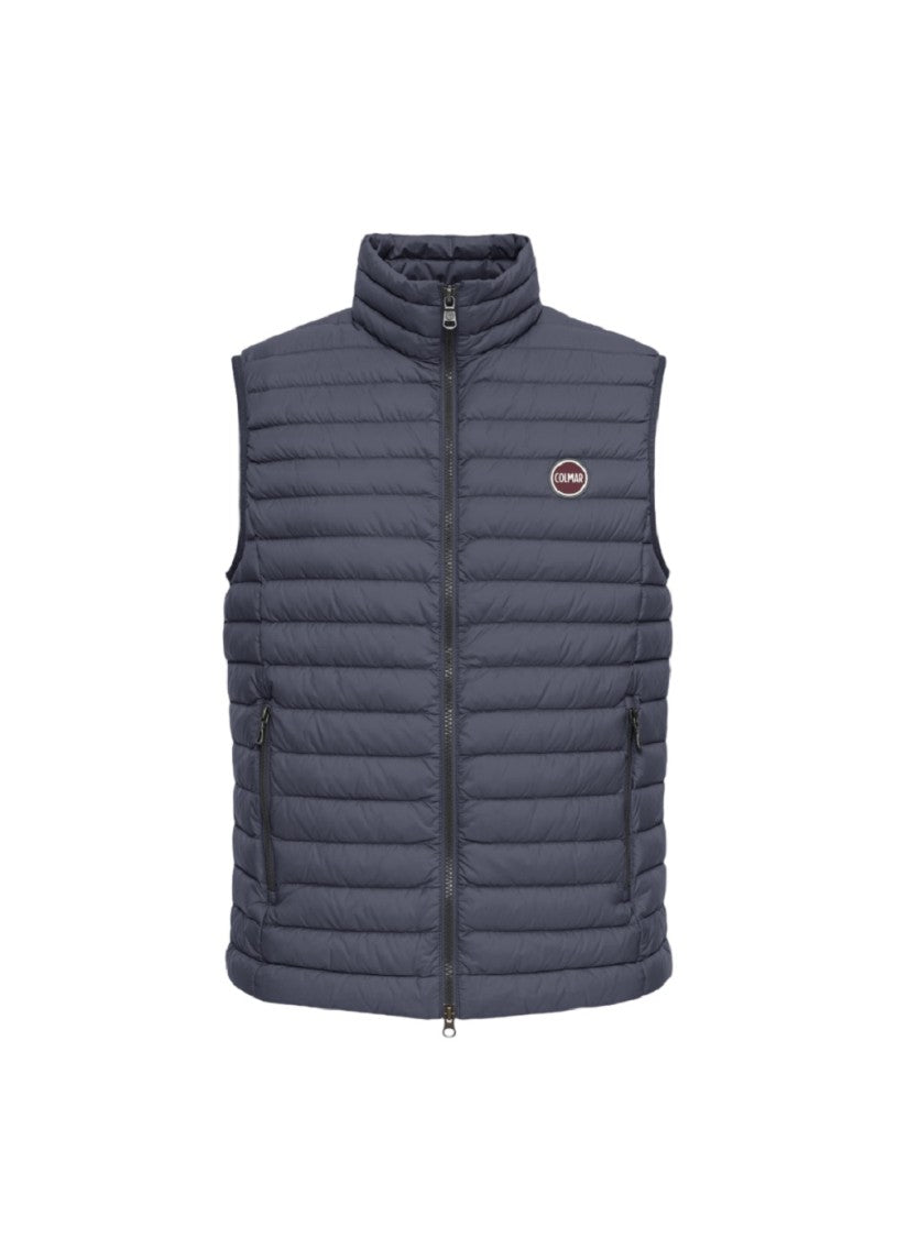 Colmar Blue Matte Sleeveless Jacket
