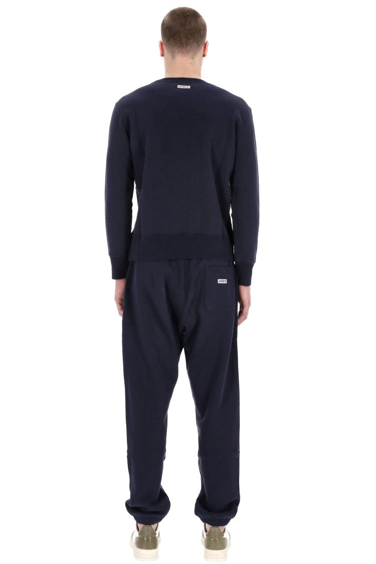 Autry Cotton Crewneck Sweatshirt With Logo