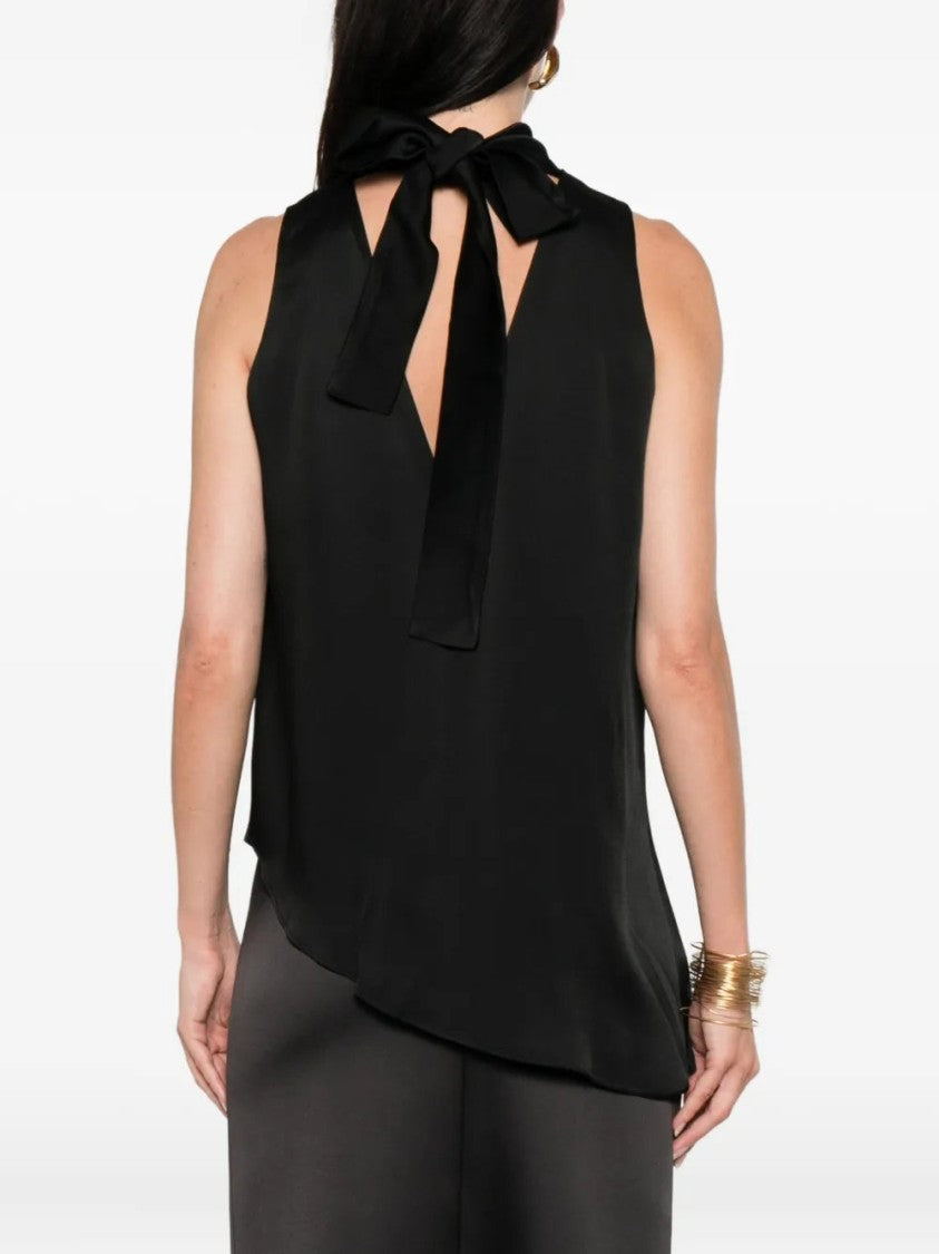 Róhe Cowl-Neck Sleeveless Blouse