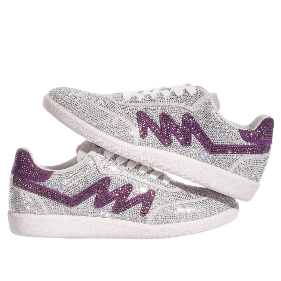 Mimanera Violet Handcrafted Imperial Jet Masterpiece Sneakers