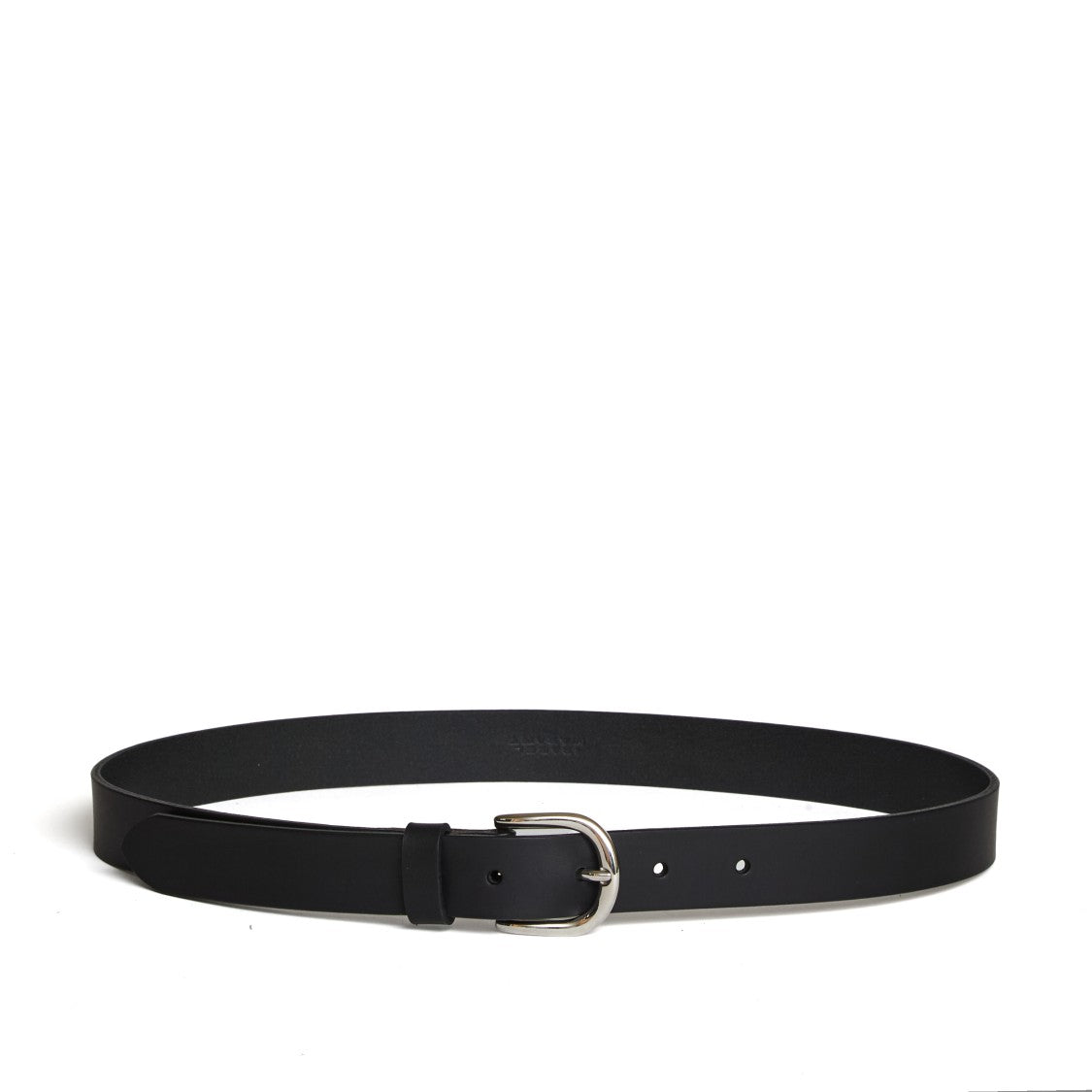 Isabel Marant Narrow Black Bovine Leather Belt