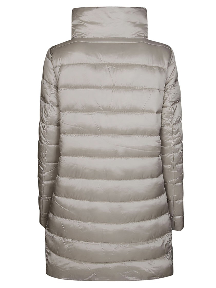 Save The Duck Padded High-Collar Jacket With Quilted Texture