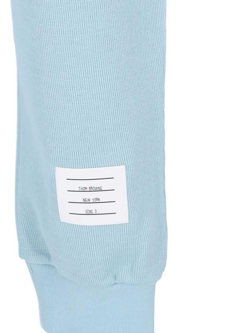 Thom Browne "4-Bar" Tracksuit Bottoms – Light Blue