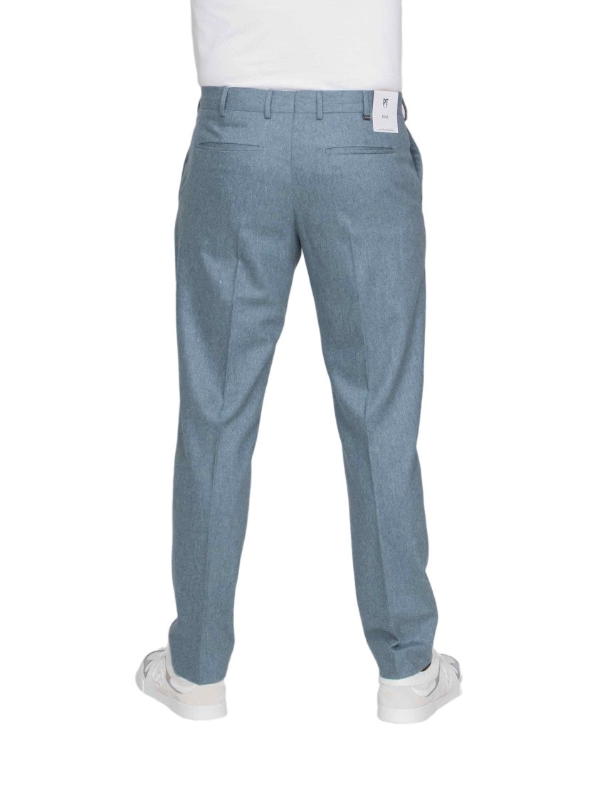 Pt Torino Tailored Slim Fit Pantalone Rebel With Pressed Creases
