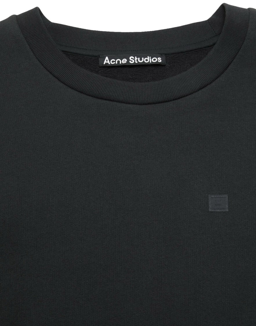 Acne Studios Ribbed Neckline Crewneck Sweatshirt