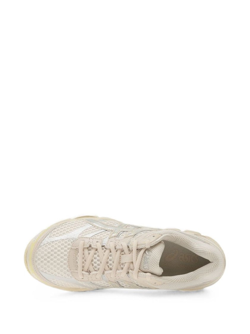 Asics Lightweight Mesh Leather Overlay Sneakers