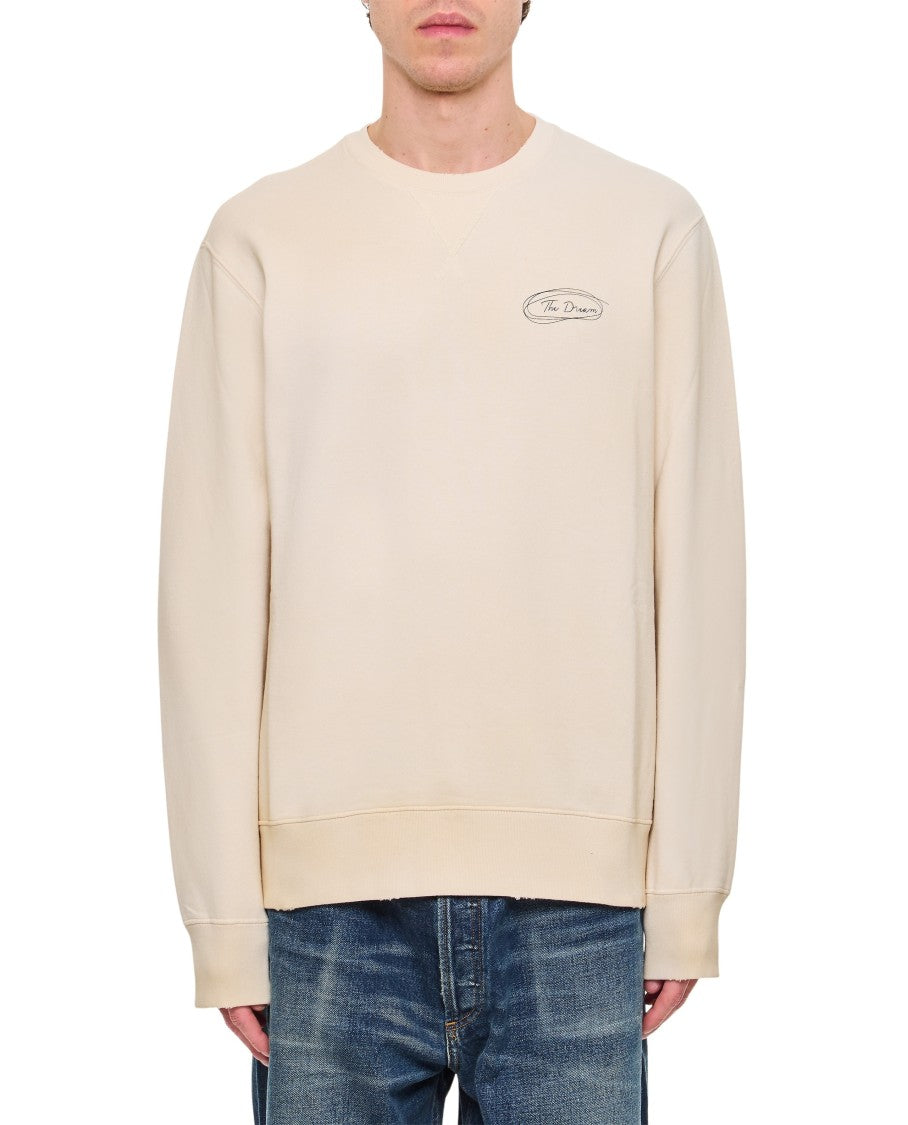 Golden Goose Organic Cotton Sweatshirt With Front And Back Print