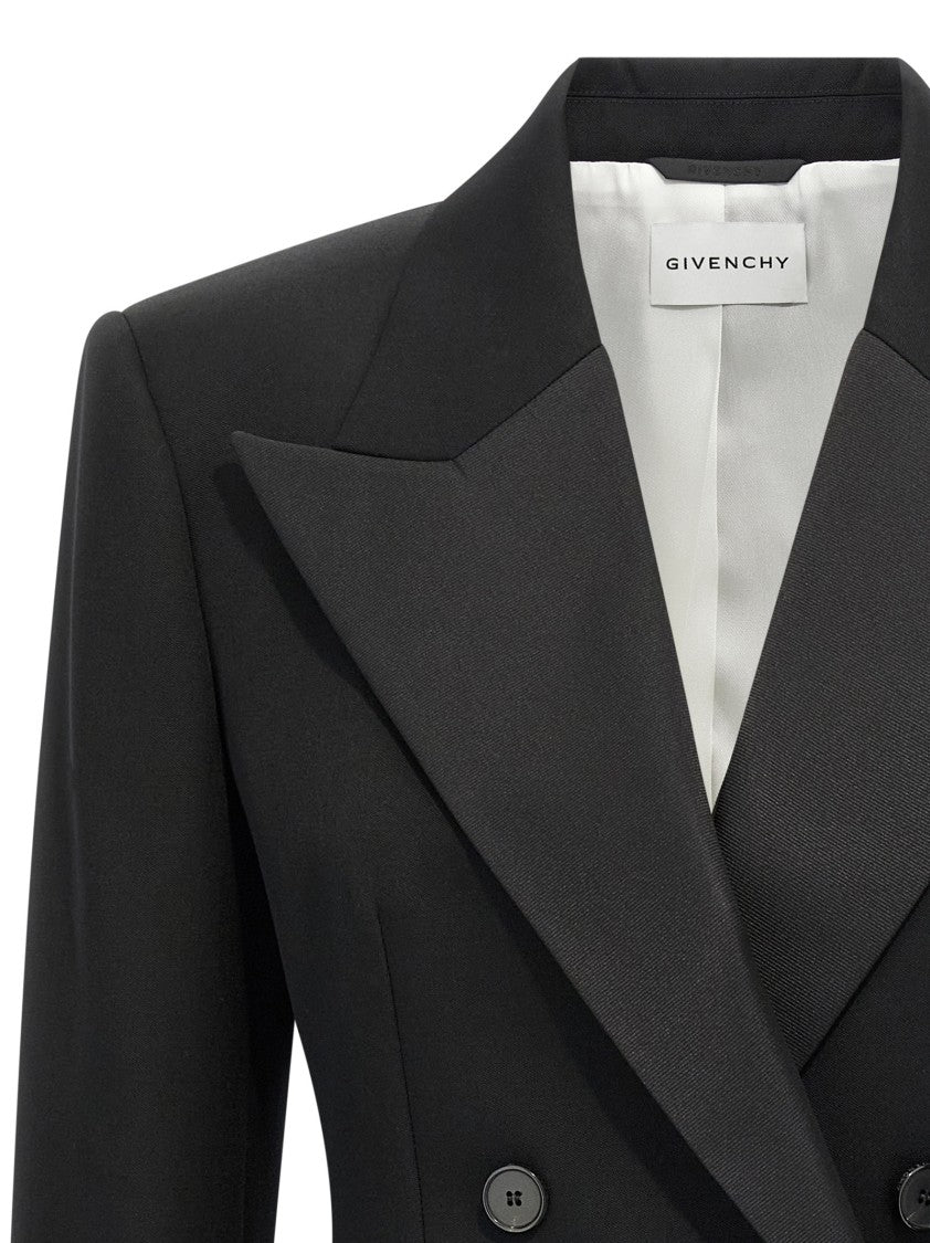 Givenchy Satin Lapel Blazer