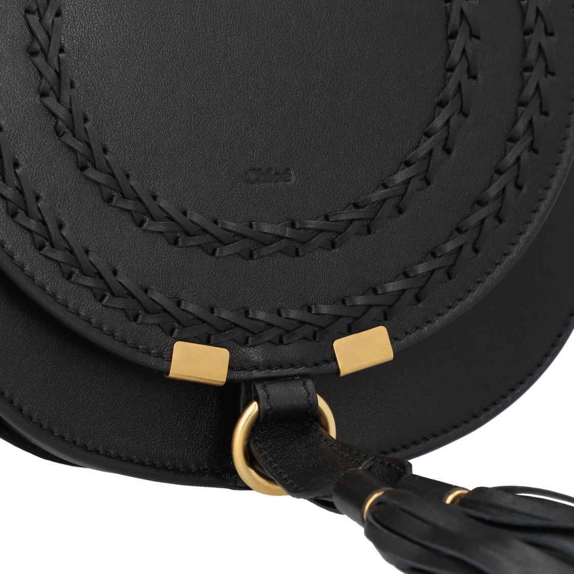 Chloé Small Marcie Saddle Bag Black