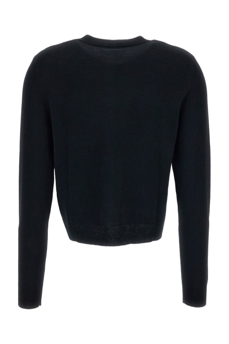 Lisa Yang Black Wilona Cropped Cashmere Cardigan