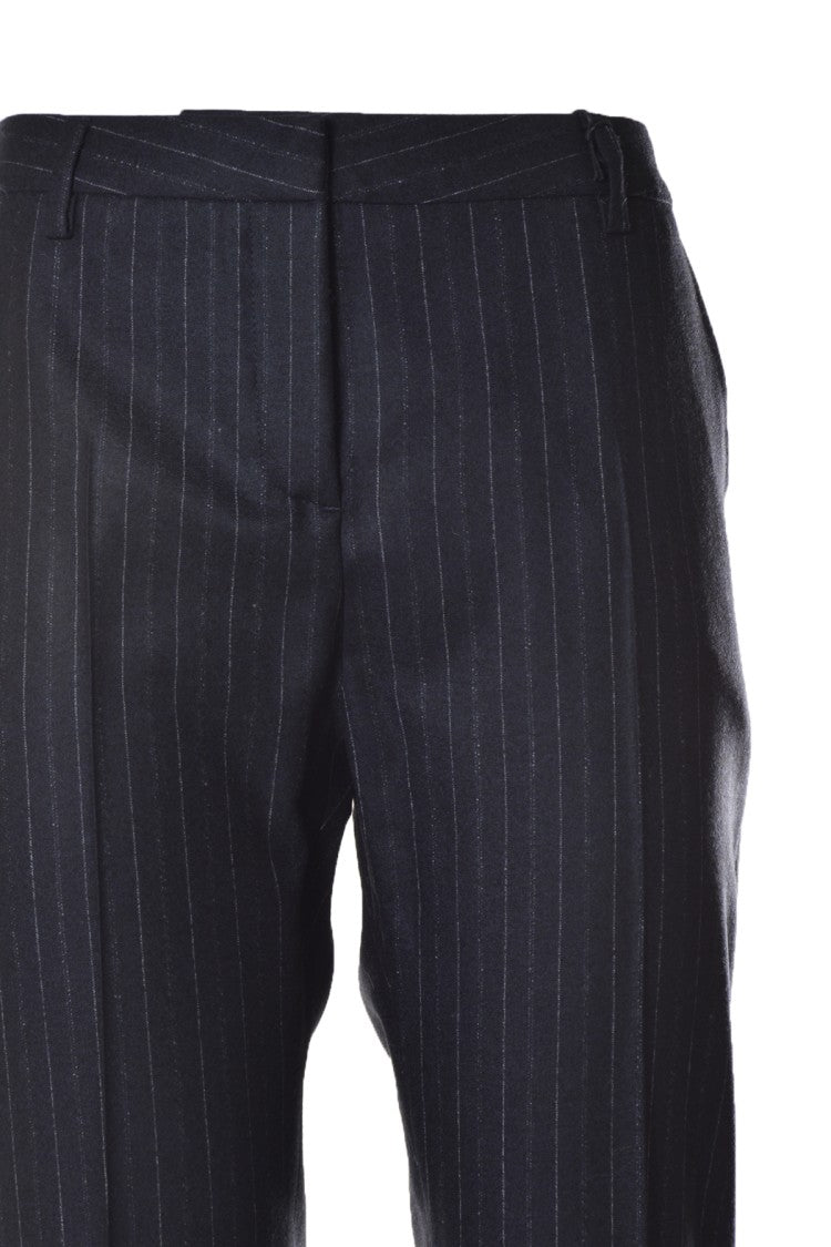 Tonello Tailored Wool And Cashmere Pinstripe Trousers